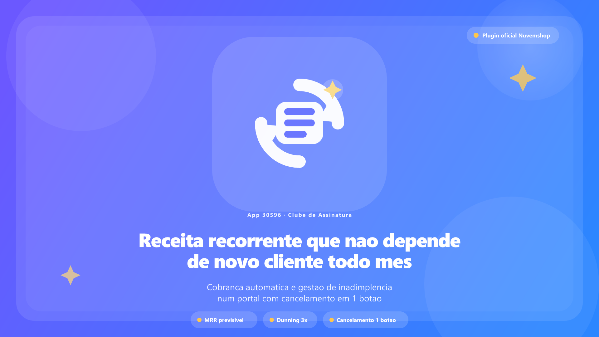 Clube de Assinatura — Hero